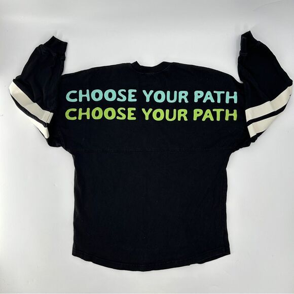 Star Wars The Mandalorian "Choose Your Path" Oversized Spirit Jersey Black Small - Picture 3 of 12